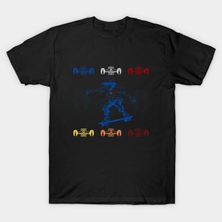 Funny skater skateboarder T-Shirt